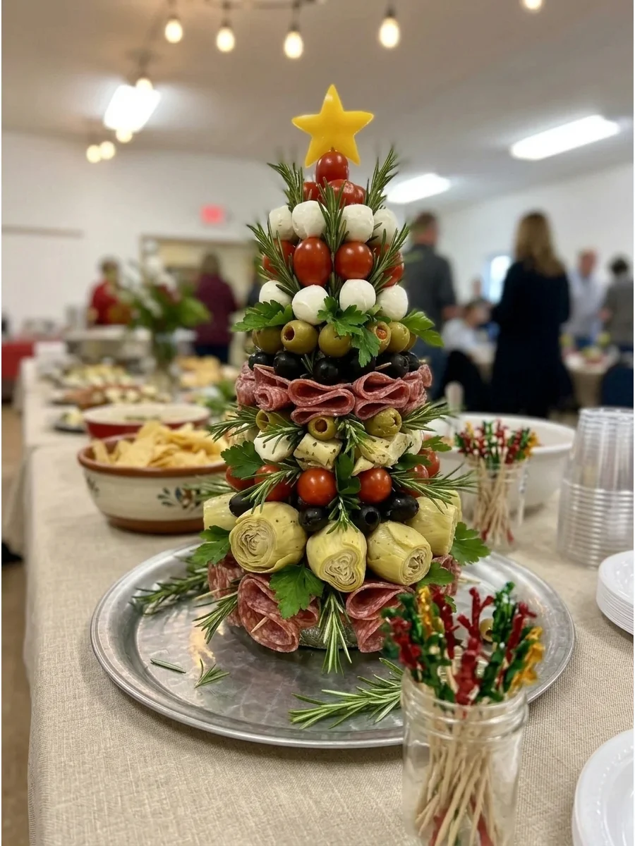Antipasto Christmas Tree support view 1