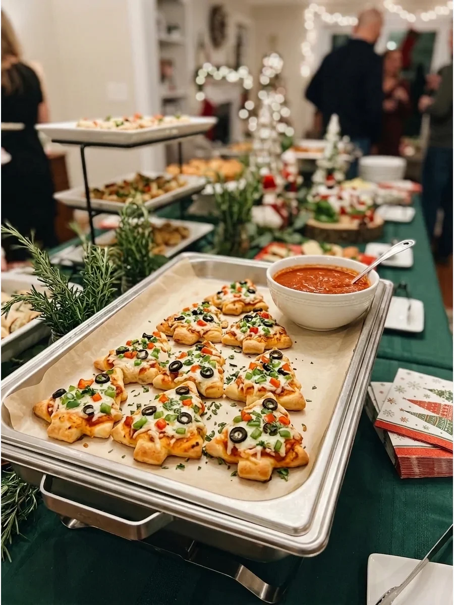 Christmas Tree Pizza Bites support view 1