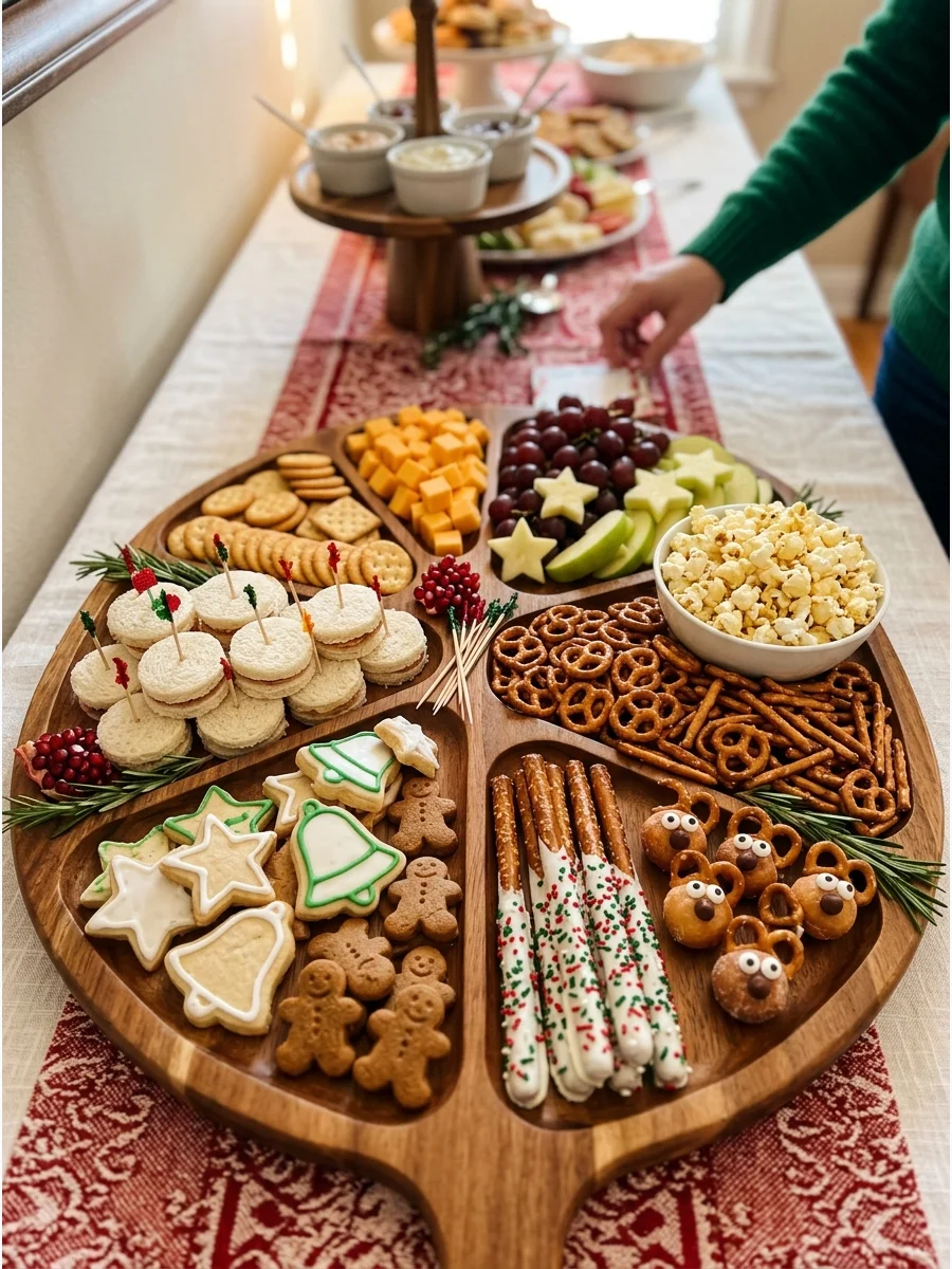 Snack Table christmas party food ideas