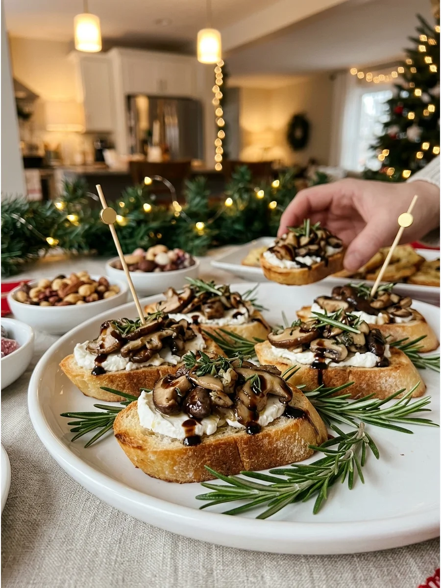 Snack Table christmas party food ideas