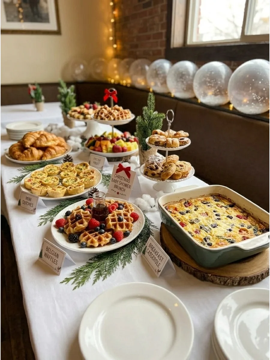 Christmas Baby Shower Brunch support view 1
