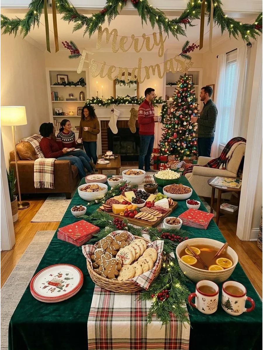 Classic Merry Friendmas Party support view 1