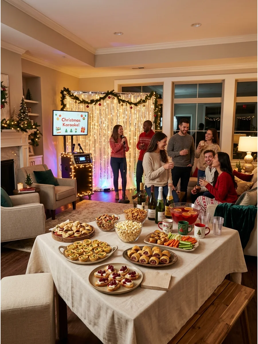 Budget Theme Feature Friendmas party ideas