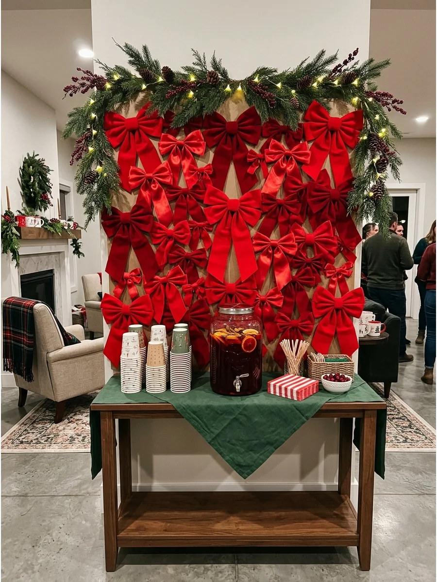 Theme Drink Station Friendmas party ideas