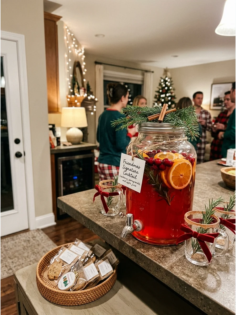 Useful Guest Favor Friendmas party ideas