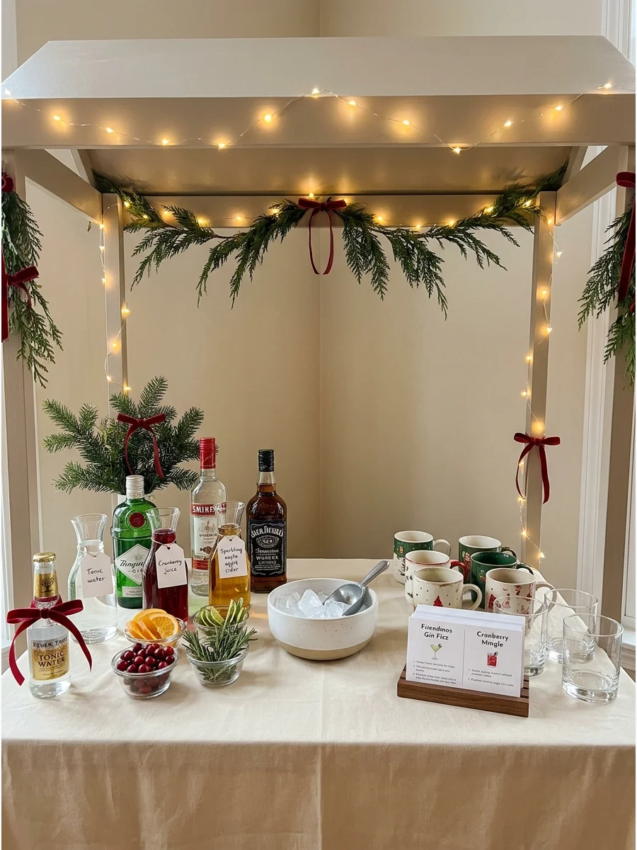 Weather Backup Plan Friendmas party ideas