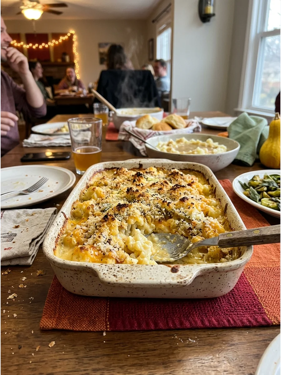 Cauliflower Cheese Bake. Cover cauliflower with a creamy cheddar sauce and bake it beneath a breadcrumb topping. This comforting casserole works as both a side and a vegetarian opt