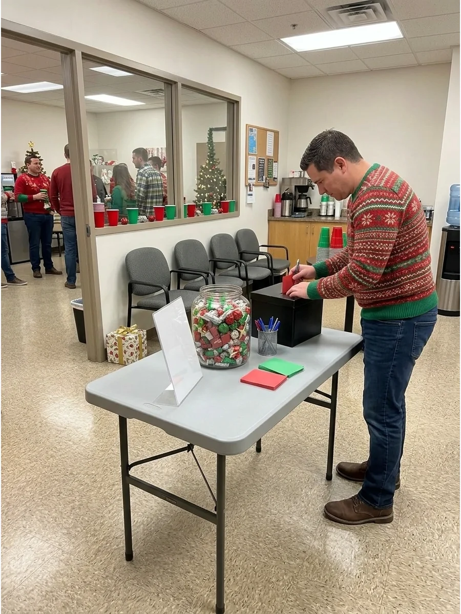 Guess How Many Christmas Candies support view 1