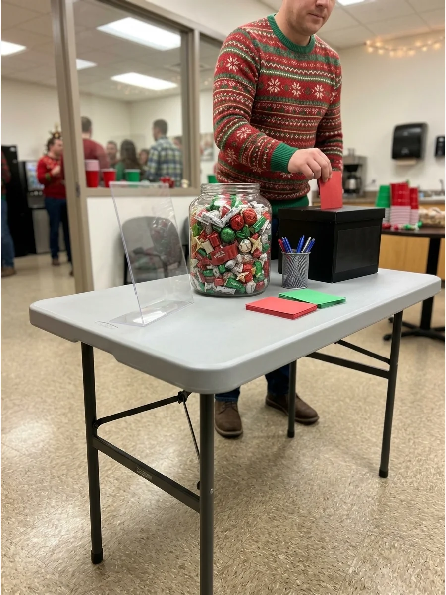 Guess How Many Christmas Candies support view 2