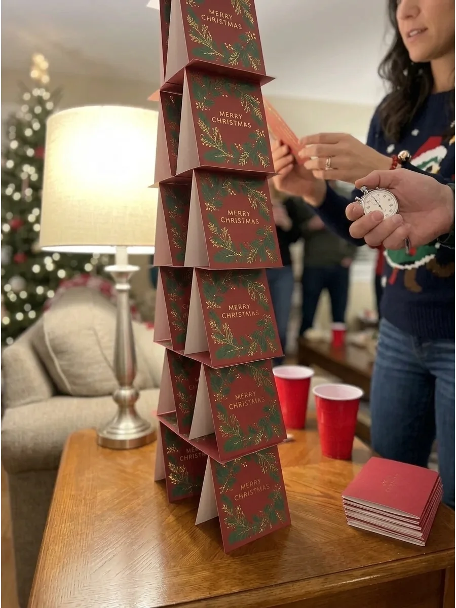 Christmas Card Tower support view 1