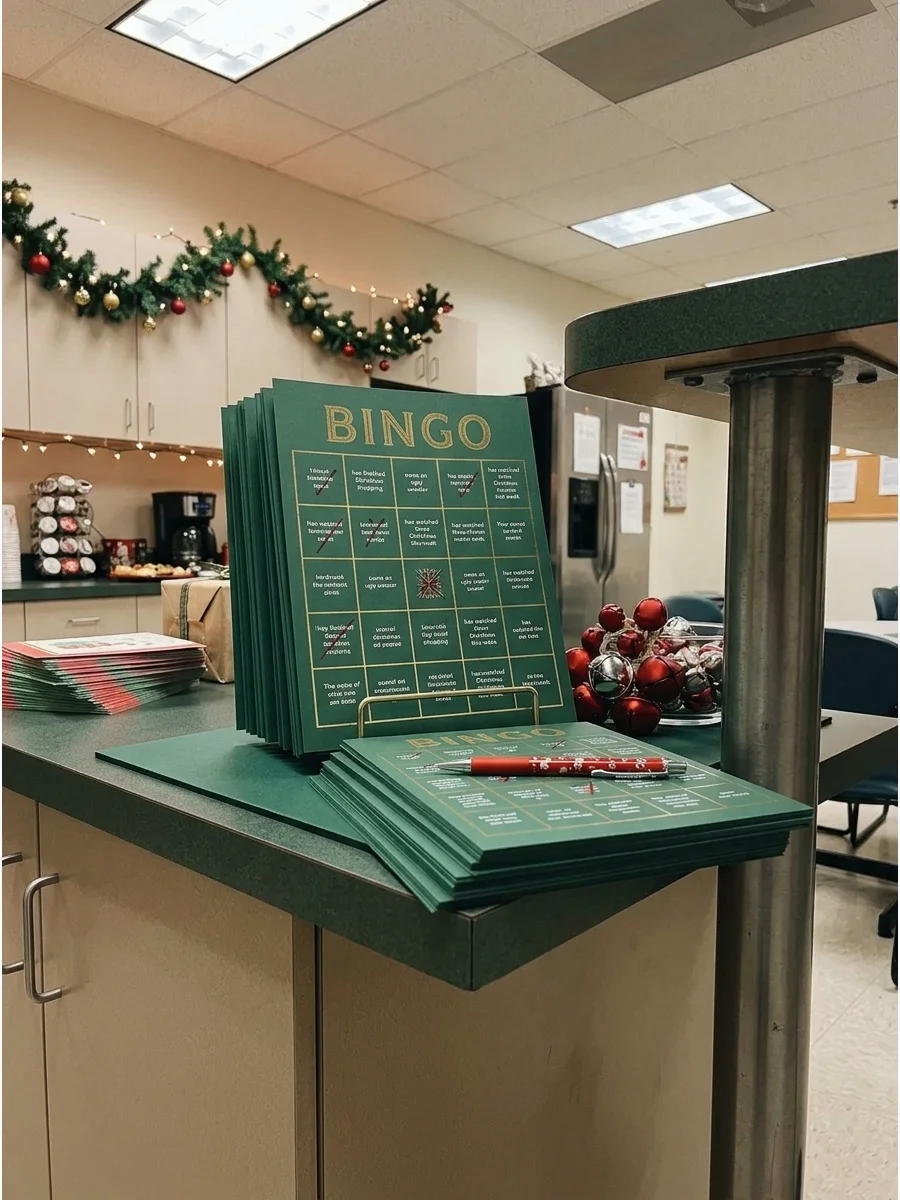 Find Someone Who Christmas Bingo support view 2