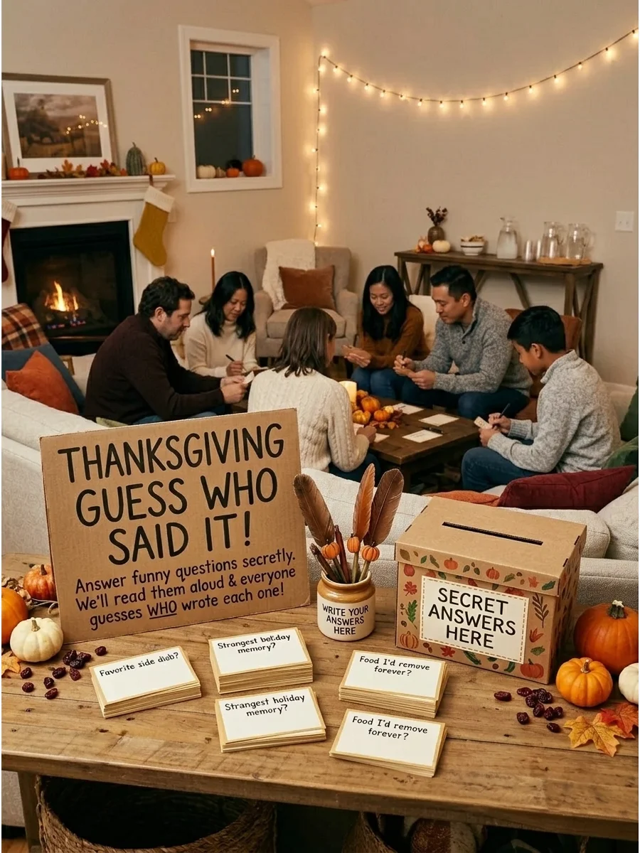 Thanksgiving Guess Who Said It support view 1