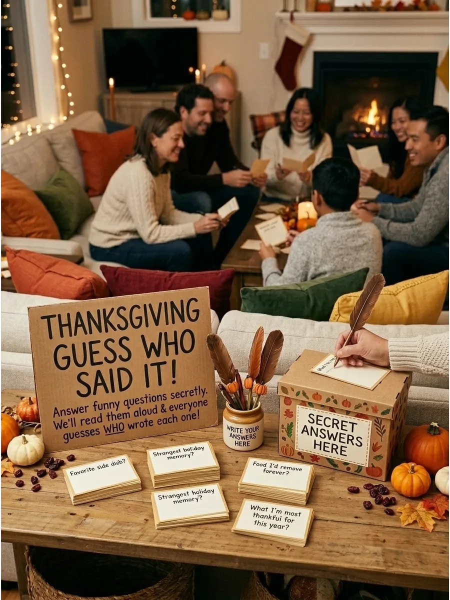 Thanksgiving Guess Who Said It support view 2