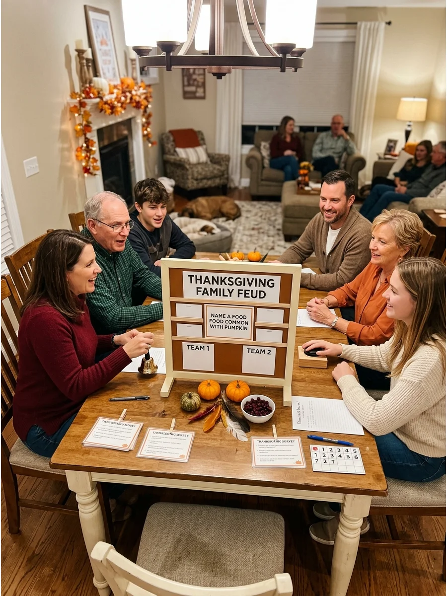 Guest Activity fun thanksgiving games