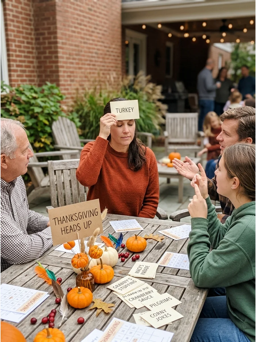 Guest Activity fun thanksgiving games