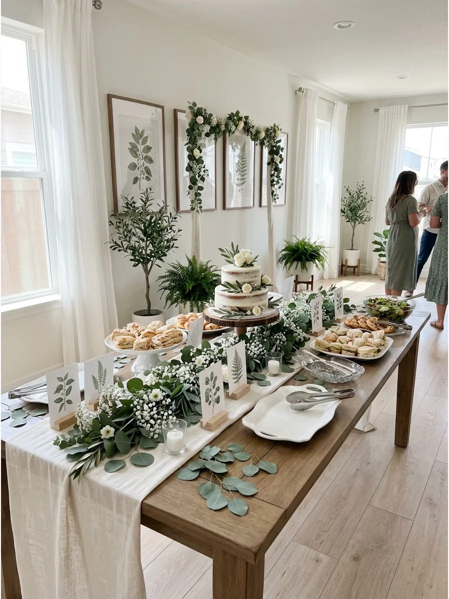 Main Party Table gender neutral baby shower ideas