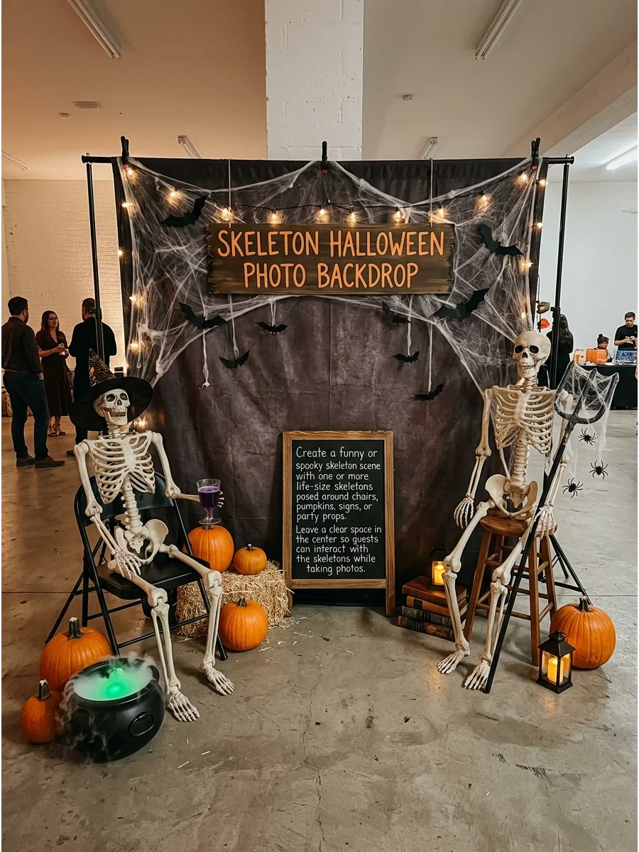 Entry Detail halloween backdrop ideas