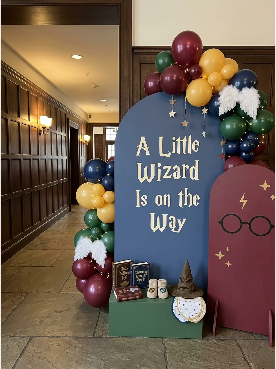 Simple Welcome Detail harry potter baby shower ideas