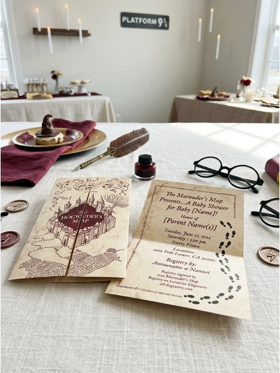 Weather Backup Plan harry potter baby shower ideas