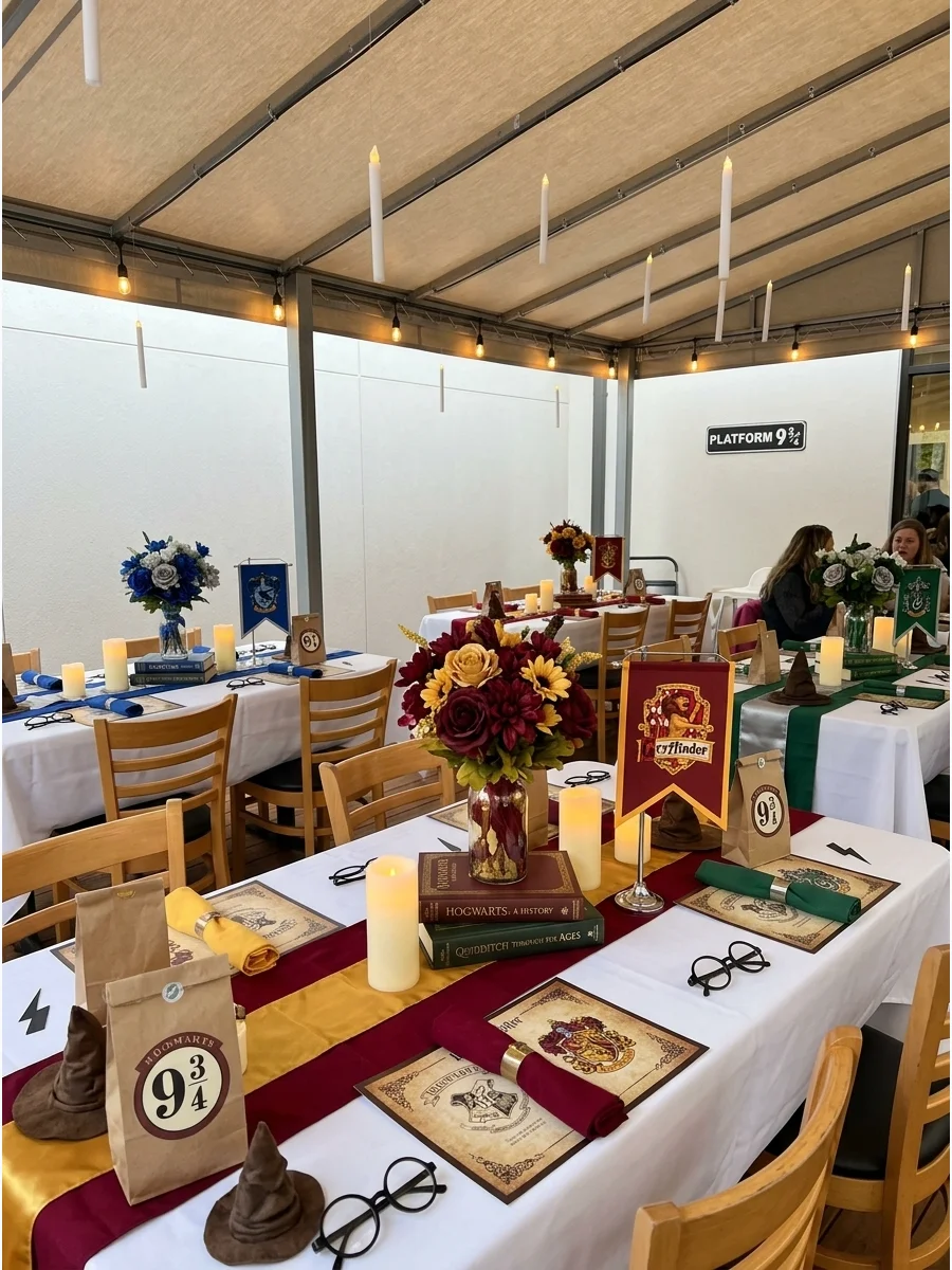 Weather Backup Plan harry potter baby shower ideas