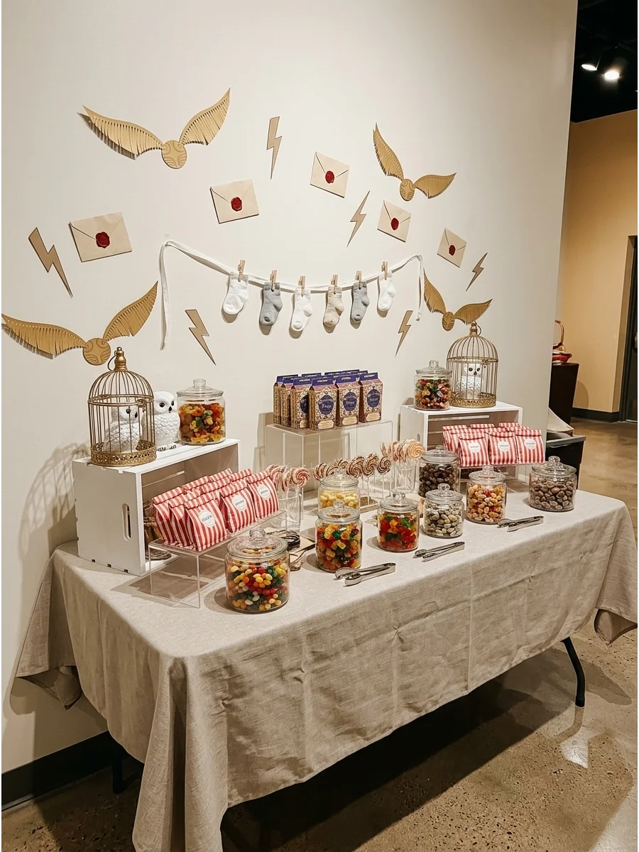 Budget Theme Feature harry potter baby shower ideas