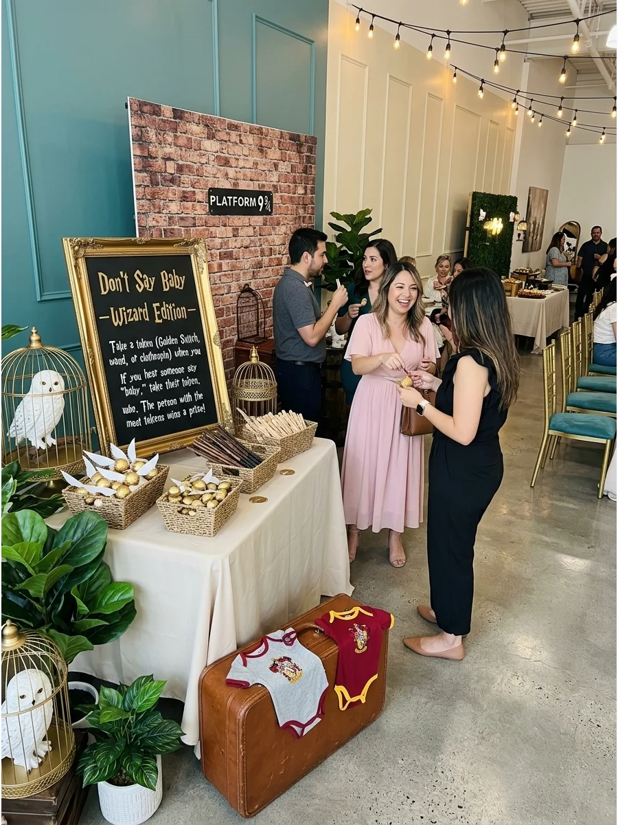 Comfortable Seating Plan harry potter baby shower ideas