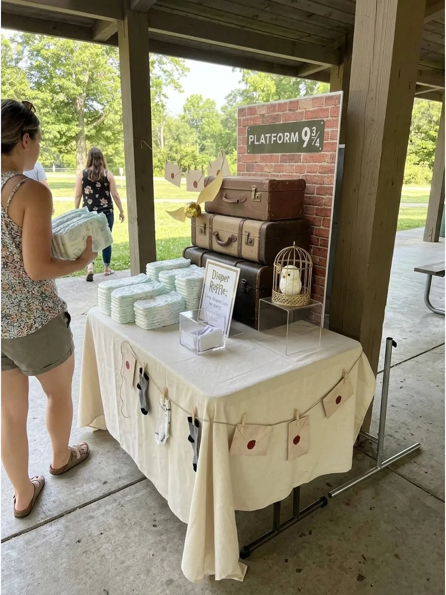 Diaper Raffle at Platform 9¾ support view 1