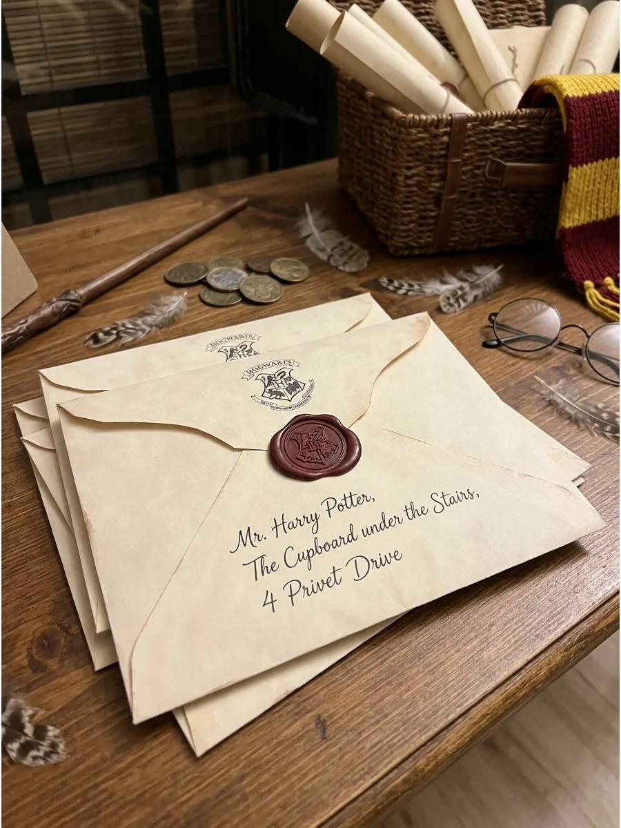 Hogwarts Acceptance Letter Invitations. Turn the birthday invitation into a Hogwarts acceptance letter tucked inside an aged-looking envelope for an exciting first glimpse of the t