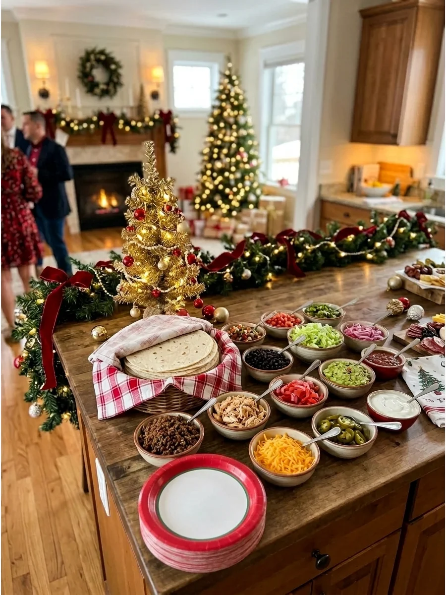 Host a Christmas Taco Bar support view 1