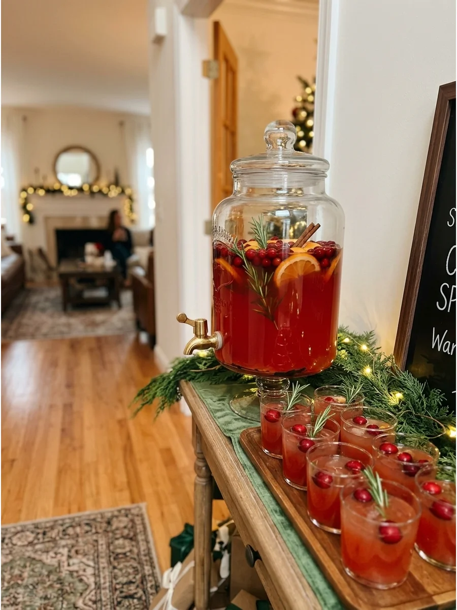 Create a Christmas Signature Cocktail support view 1