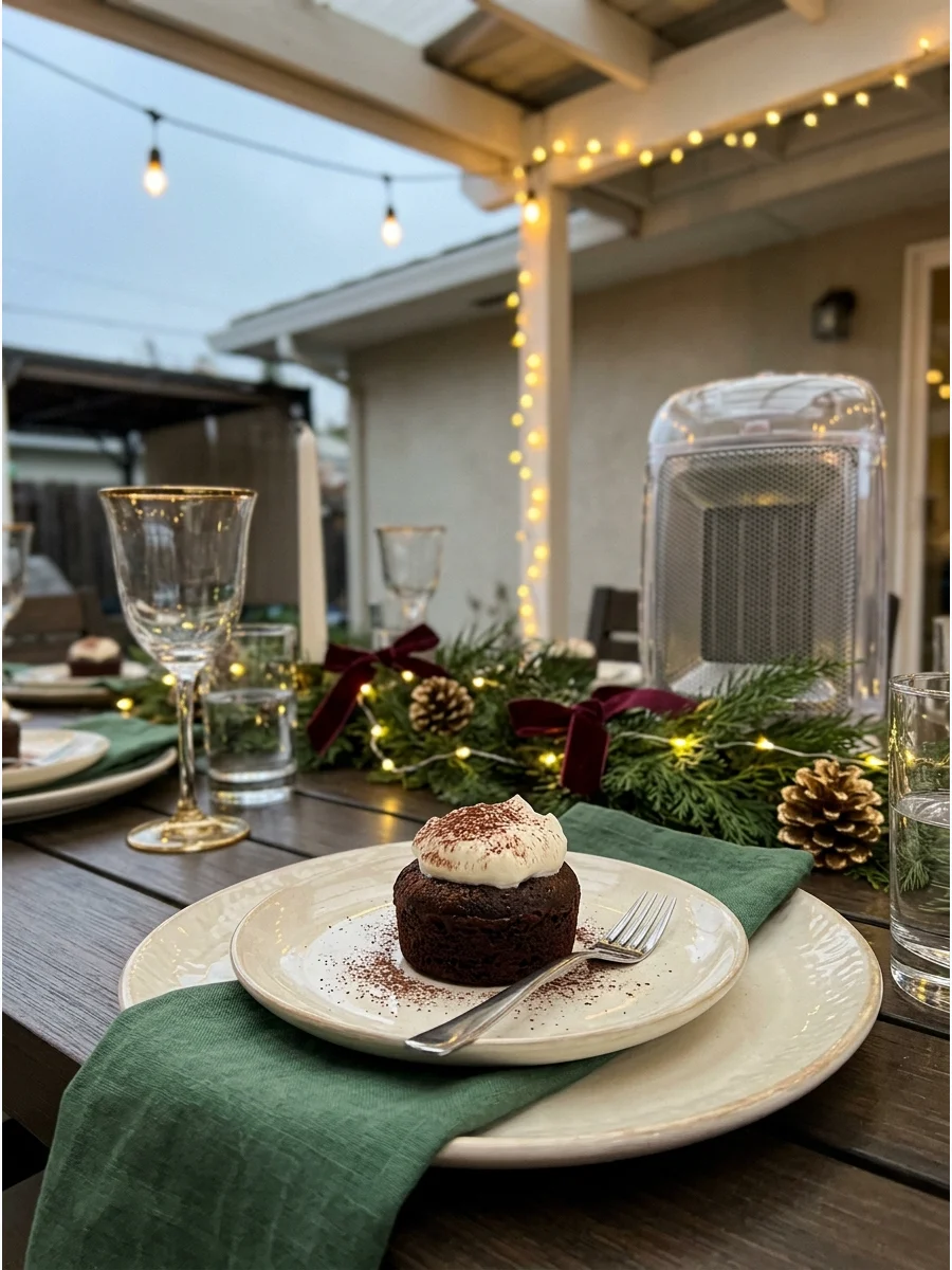 Small Party Dessert Hosting christmas party