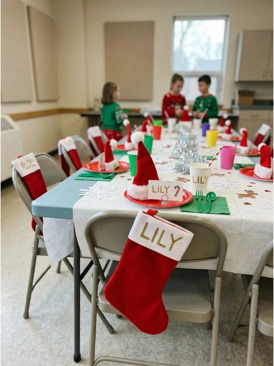 Personalized Christmas Place Settings support view 1