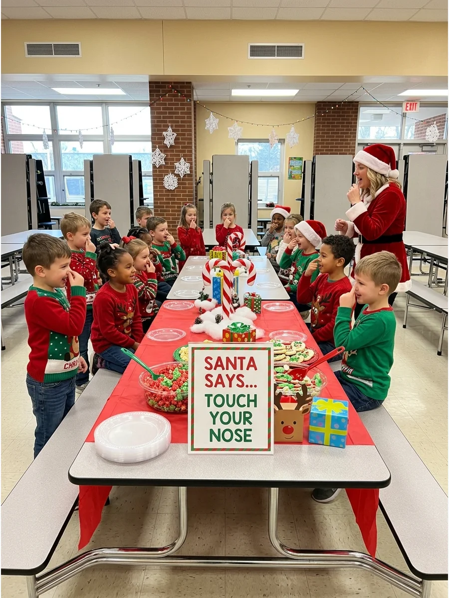 Main Party Table kids christmas party