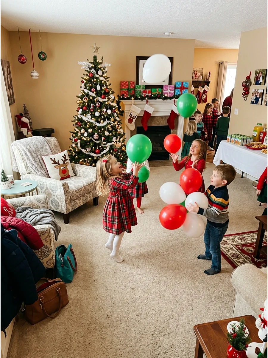 Comfortable Seating Plan kids christmas party