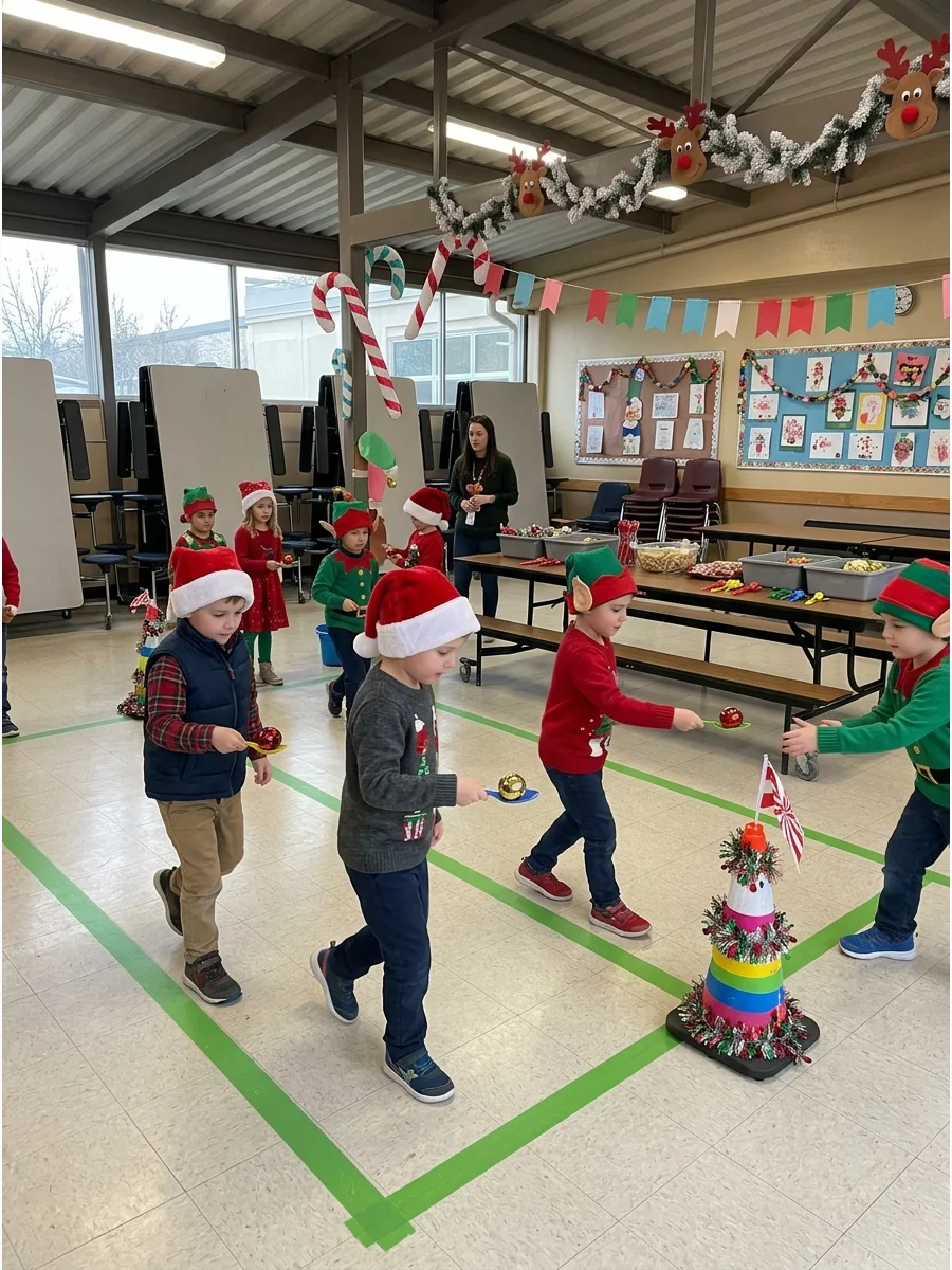 Weather Backup Plan kids christmas party