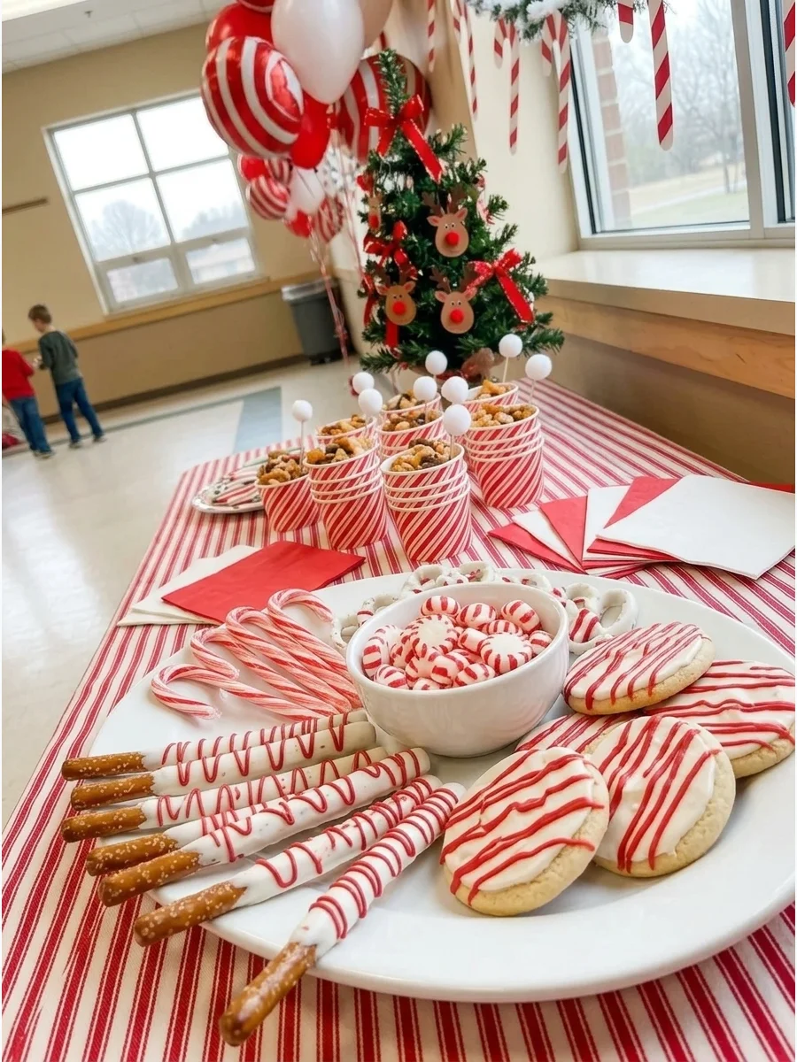 Candy Cane Christmas Party support view 1