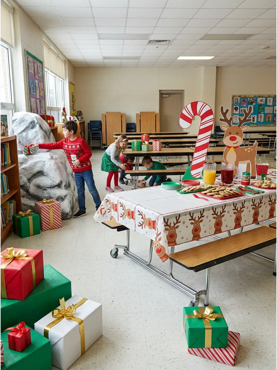 Main Party Table kids christmas party