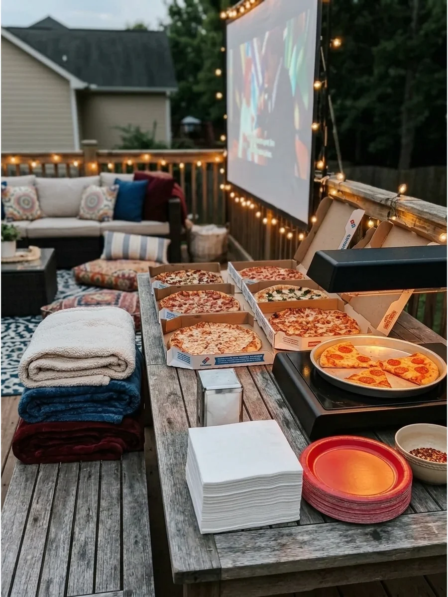 Pizza and Movie Night support view 1