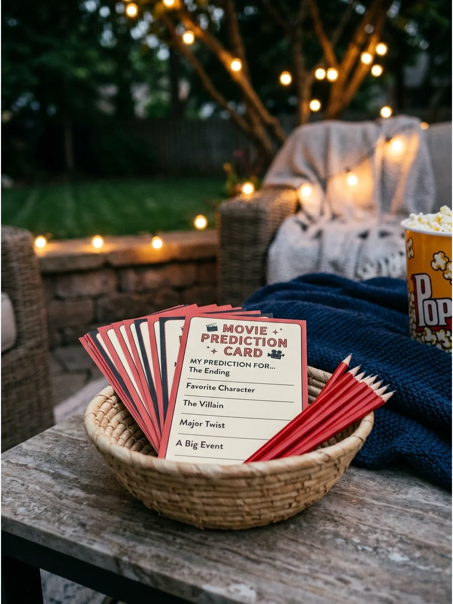 Useful Guest Favor movie night ideas