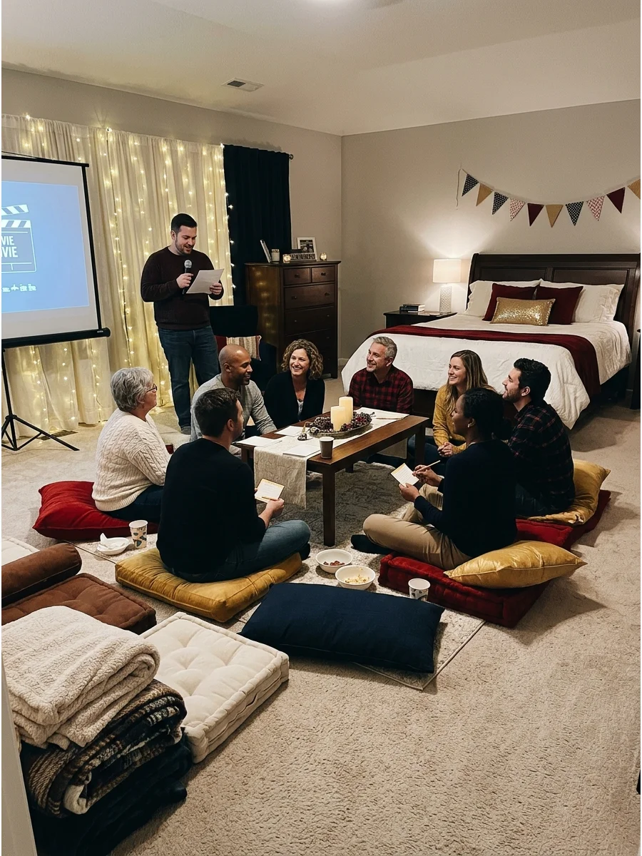 Comfortable Seating Plan movie night ideas