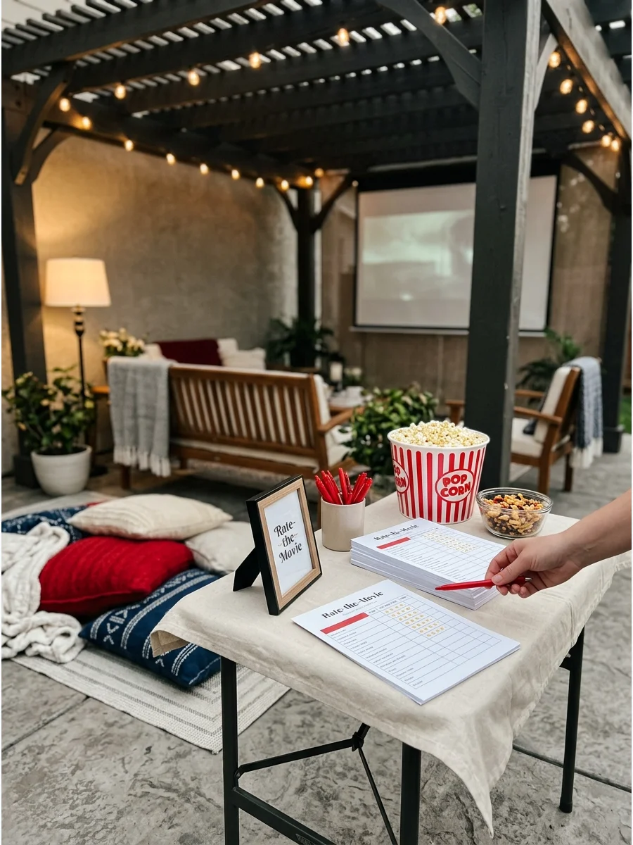 Weather Backup Plan movie night ideas