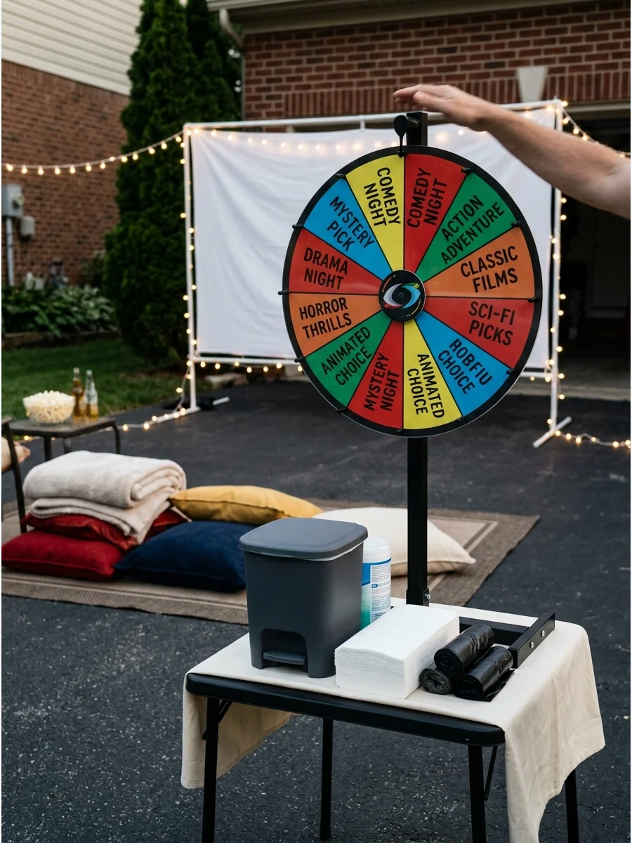 Simple Cleanup Station movie night ideas