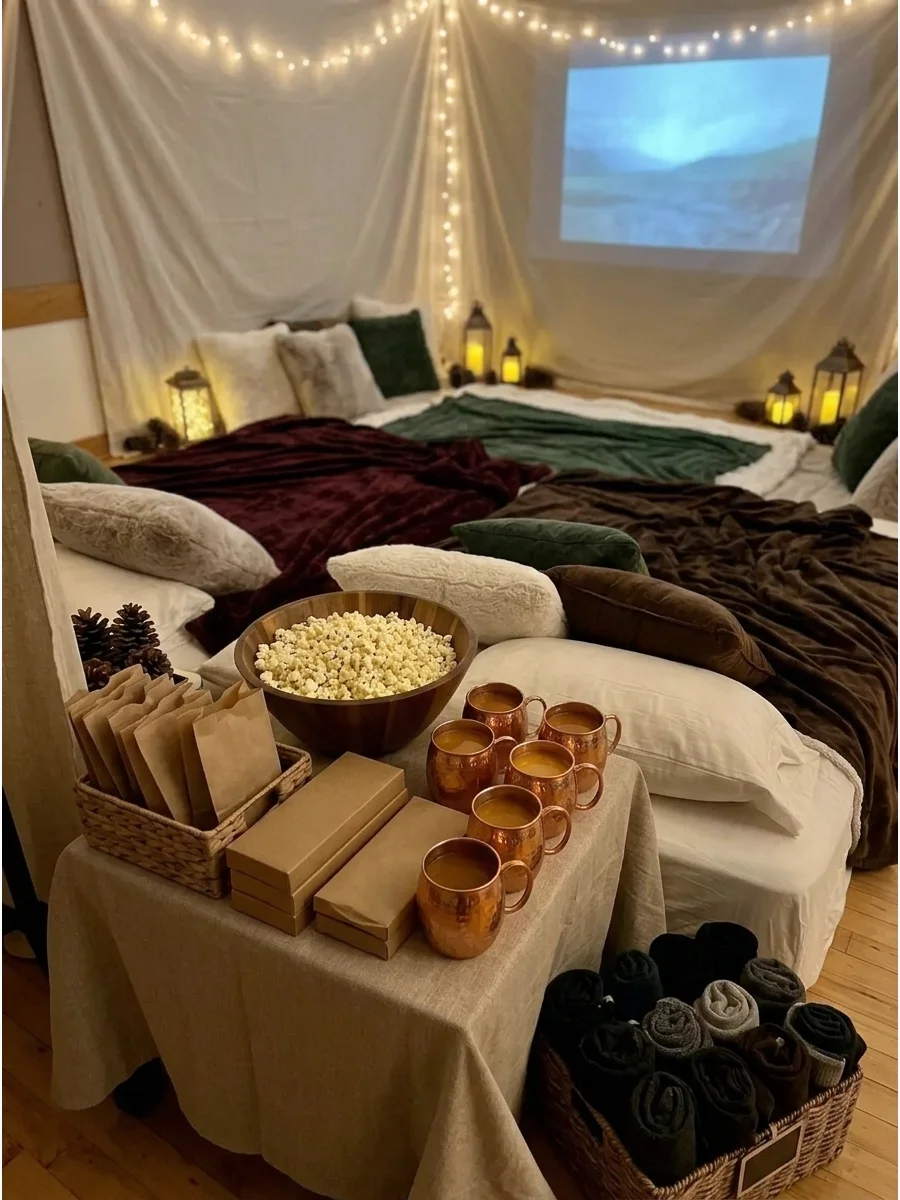 Cozy Movie Marathon Birthday support view 1