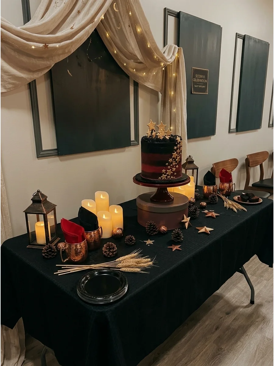 Scorpio Birthday Party support view 1