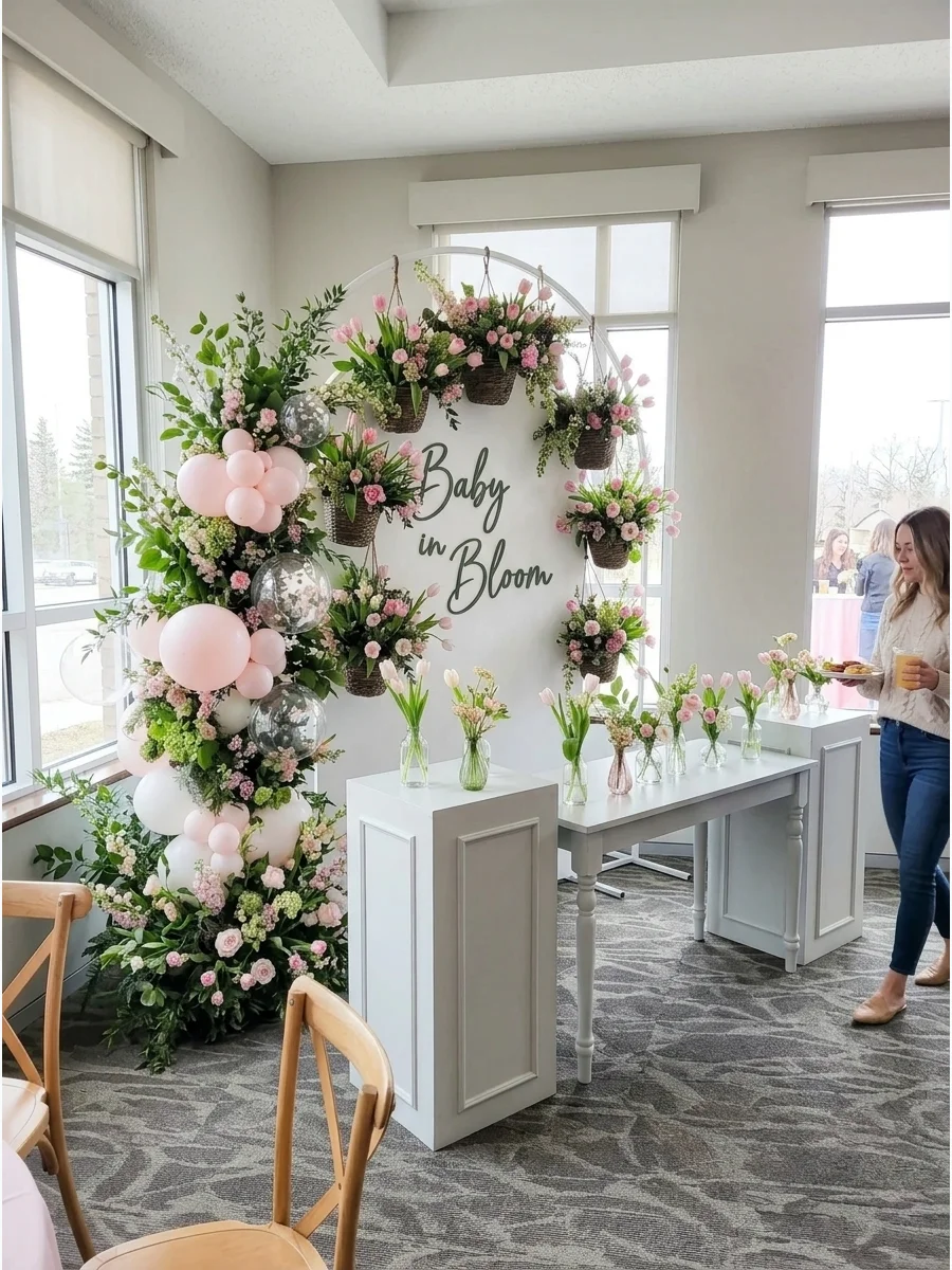 Baby in Bloom Baby Shower support view 1