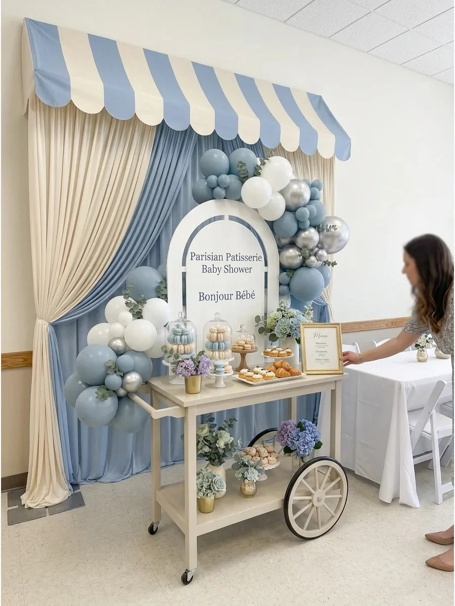 Parisian Patisserie Baby Shower support view 1