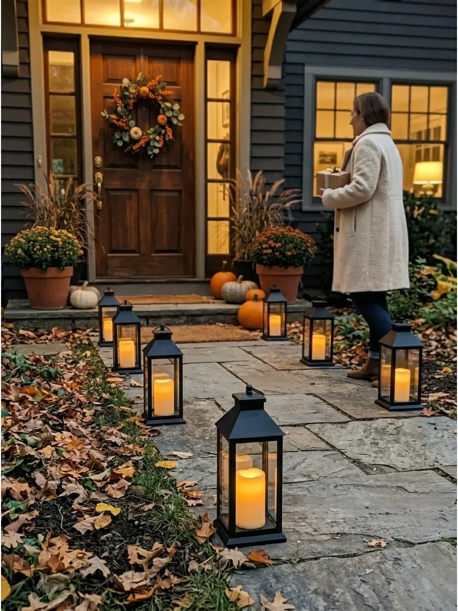 Use Lanterns Along the Walkway support view 1