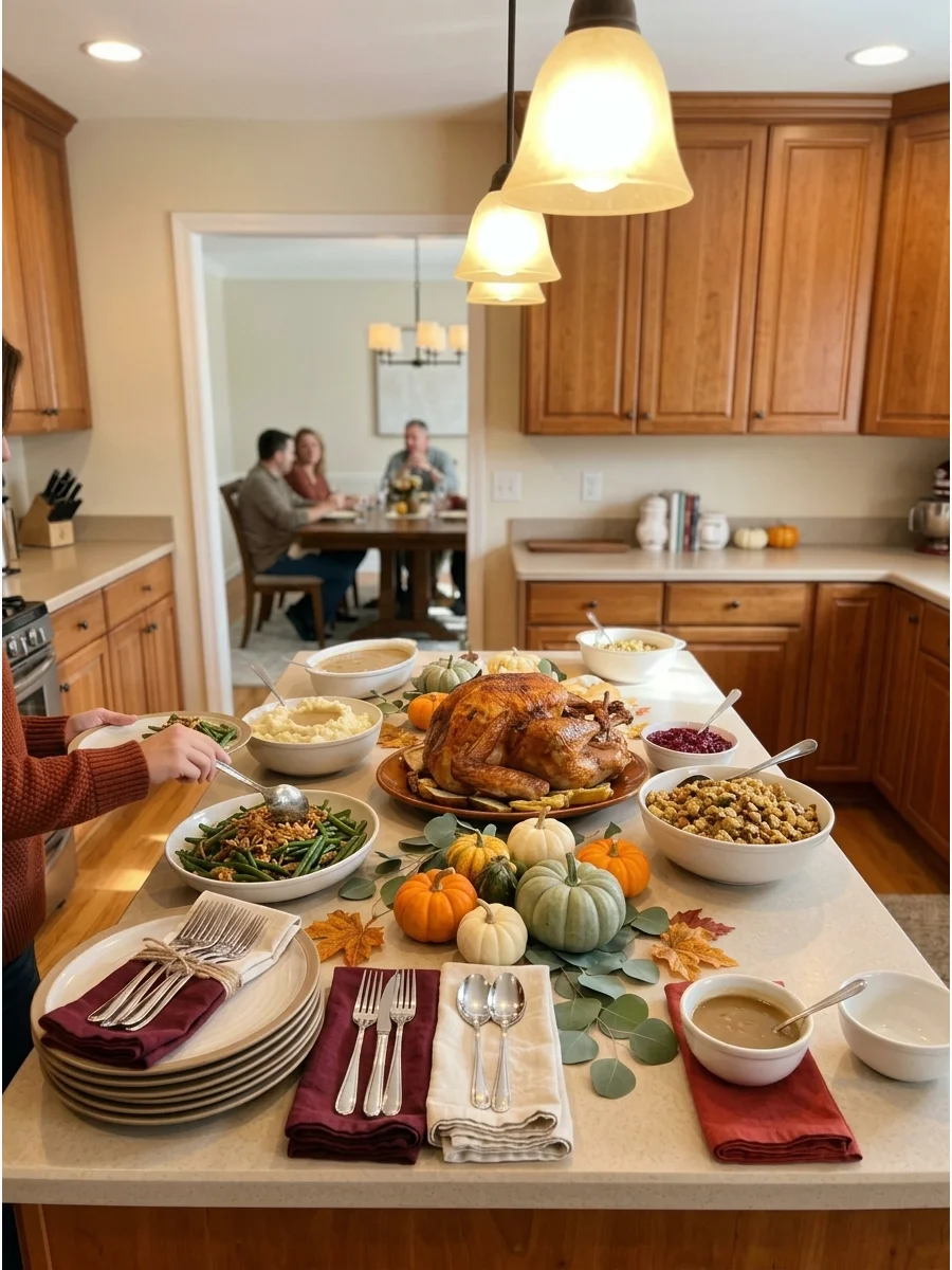 Create a Separate Thanksgiving Buffet support view 1