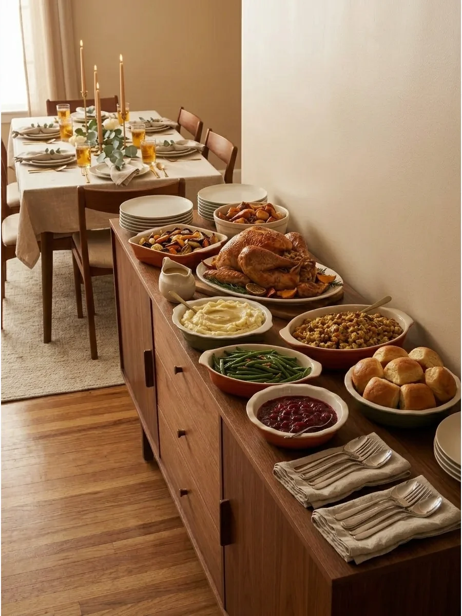 Serve Thanksgiving Buffet-Style support view 1