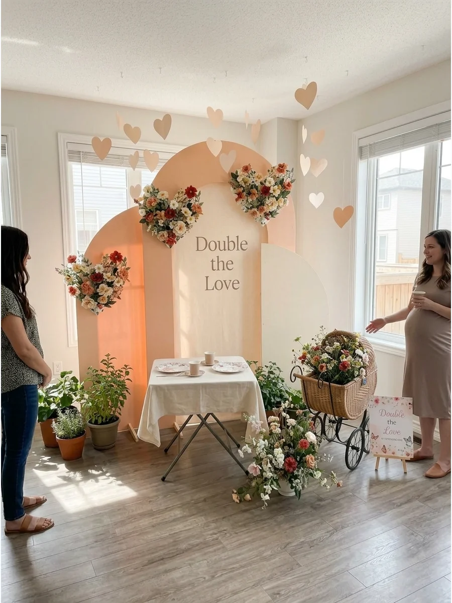 Double the Love Twin Baby Shower support view 1